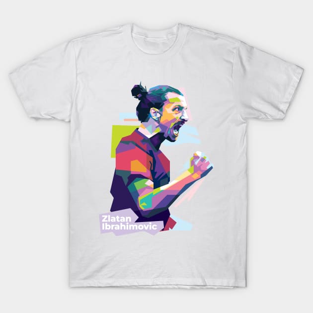 Zlatan Ibrahimovic WPAP T-Shirt by can.beastar